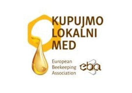 KUPUJMO LAKALNI MED__logotip z napisomin slika kaplje medu