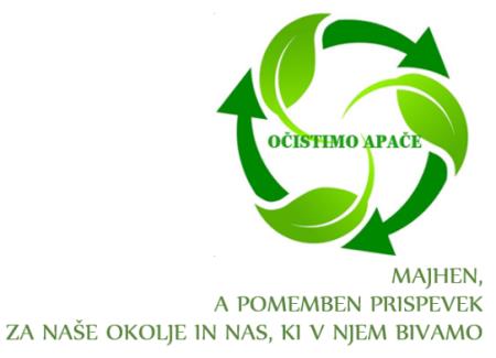 »OČISTIMO OBČINO APAČE ODPADKOV V NARAVI« - 1. april 2023