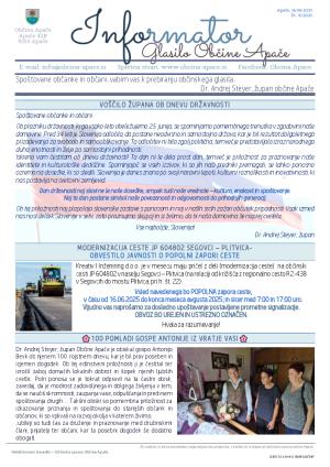 INFOrmator - 16. junij 2025 (št. 9/2025)