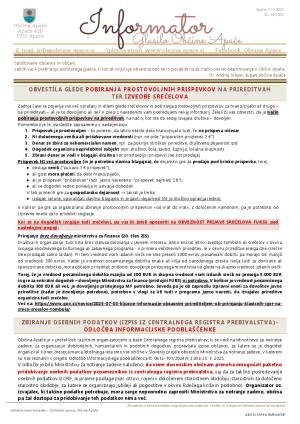 INFOrmator - 03. november  2025 (št. 14/2025)