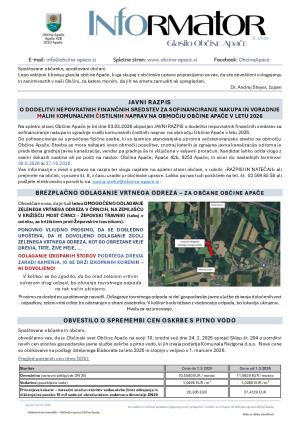 INFOrmator - 04.03.2026 (št. 3/2026)